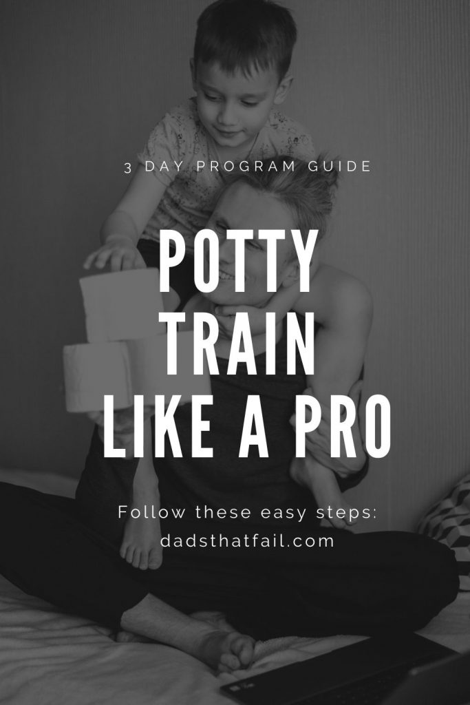 Cover image for post on 3 day potty training program.