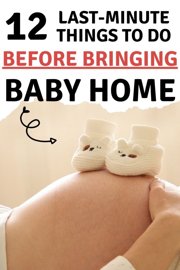 cover image for post on last minute checklist for new parents